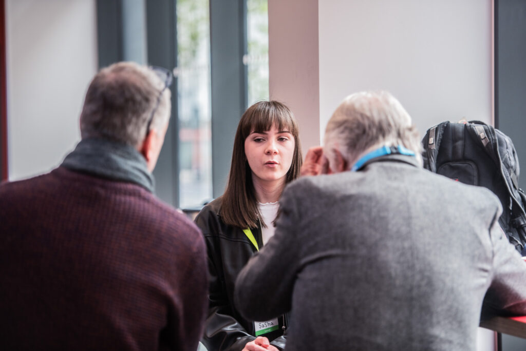 Apprentice being interviewed for an apprenticeship