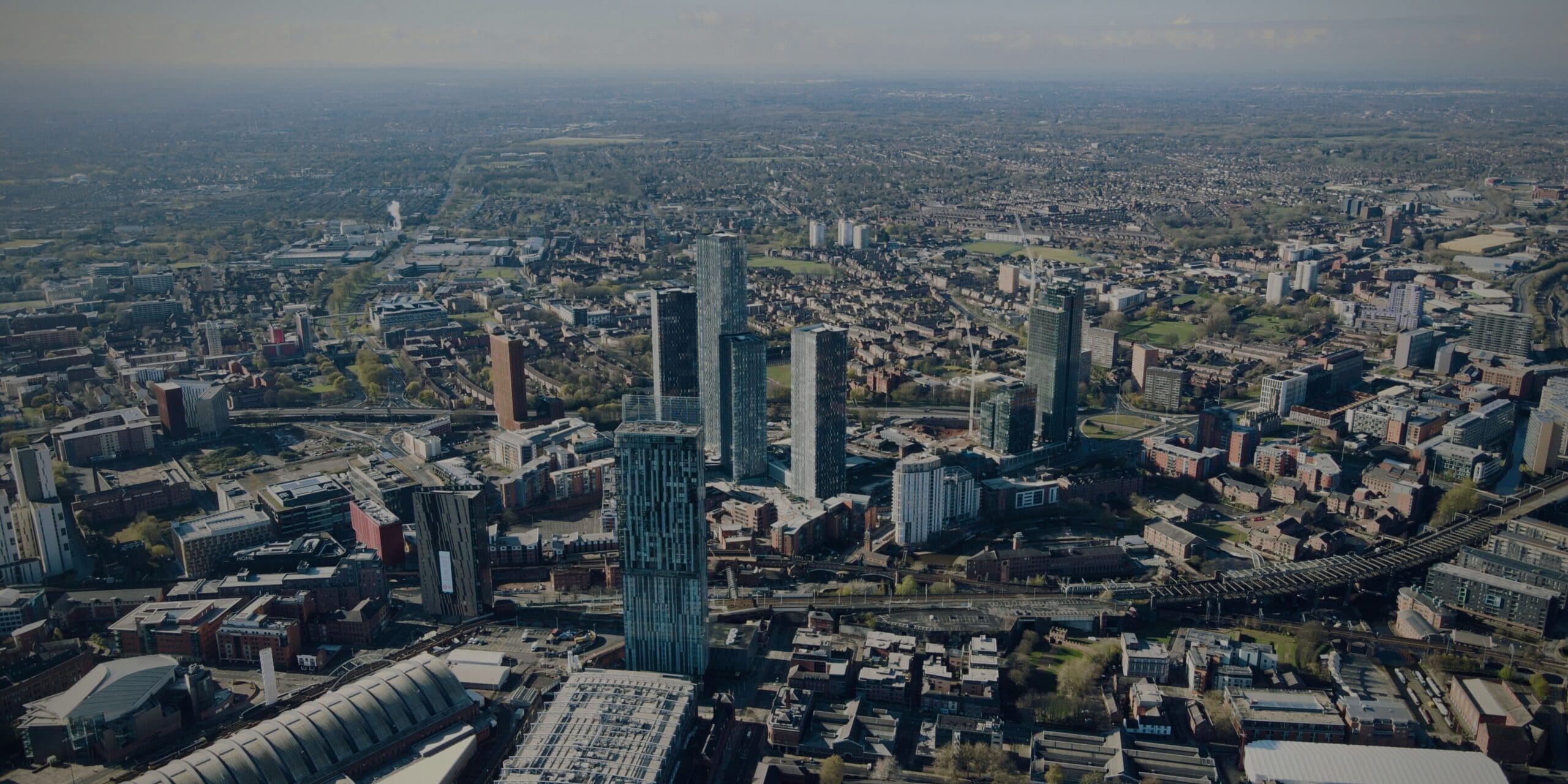 Manchester city skyline