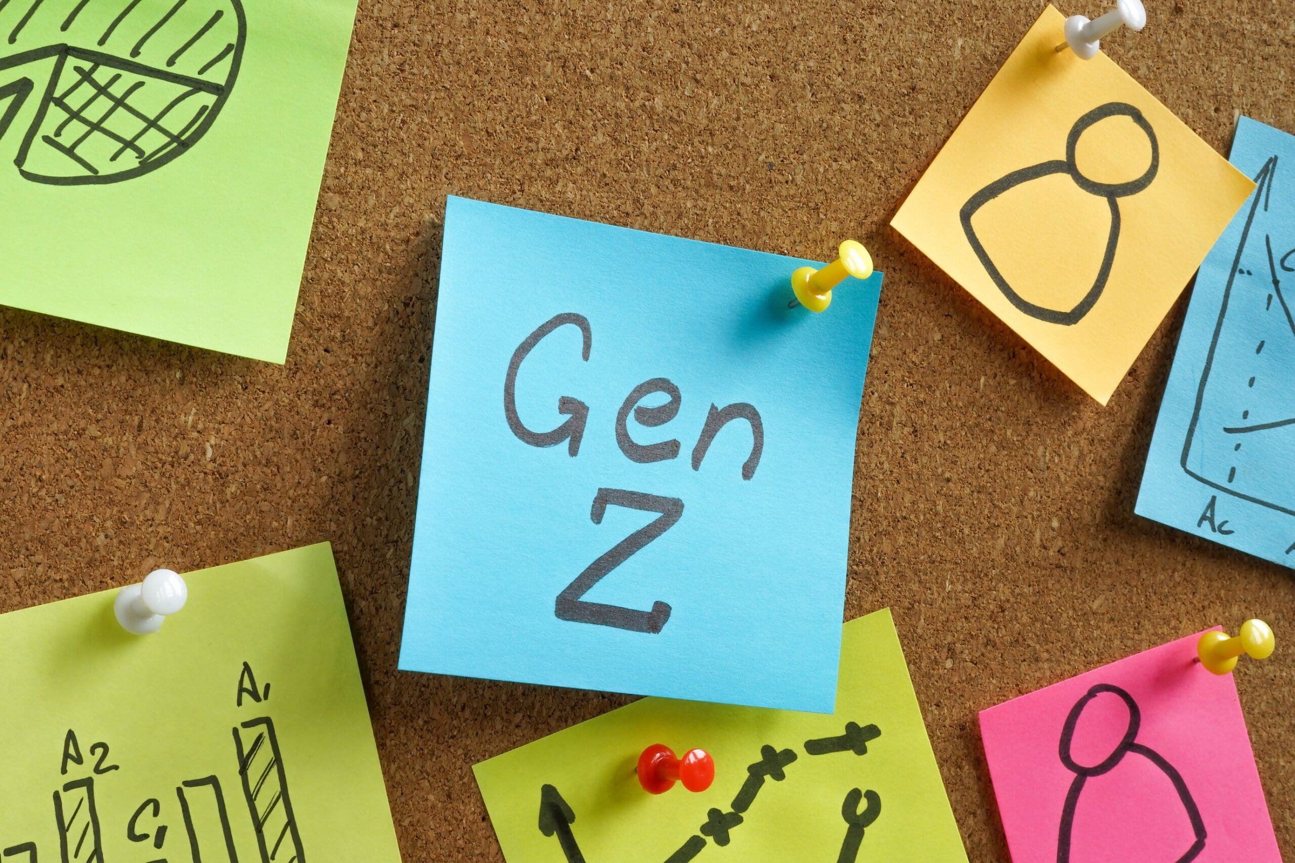 Gen Z sticky note