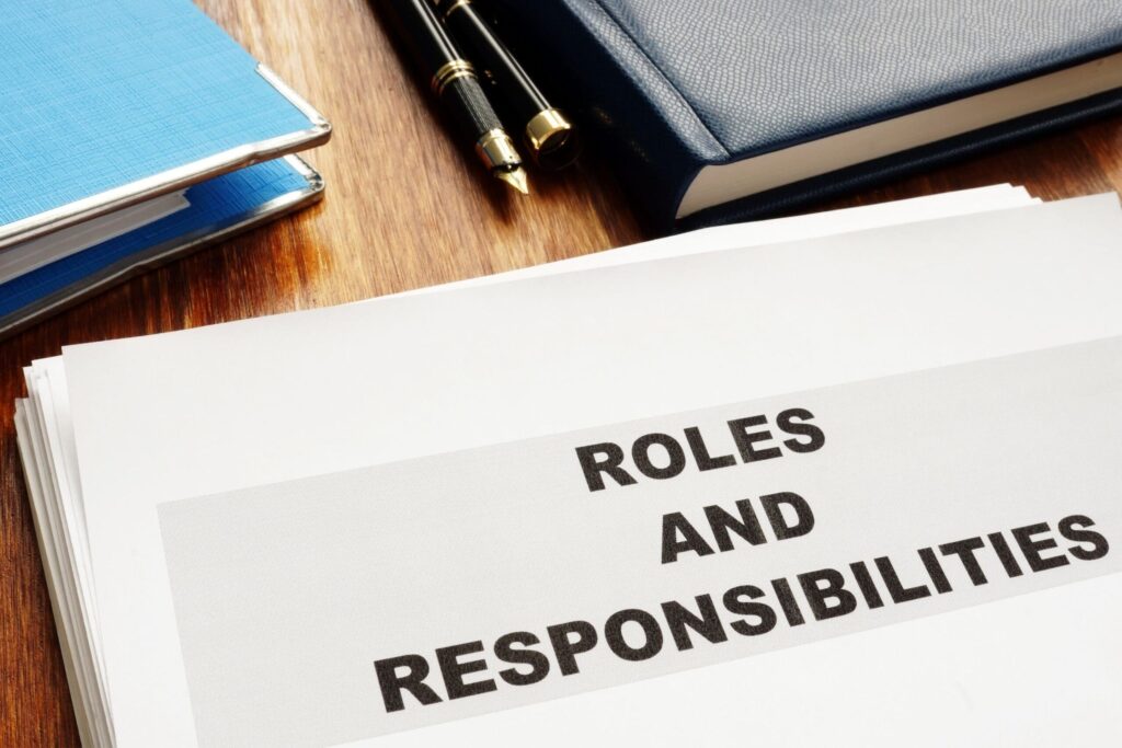 Job roles and responsibilities document