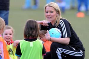 Level 3 Community Activator Coach apprentice working with kids