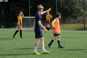 Level 4 Sports Coach apprentice at work