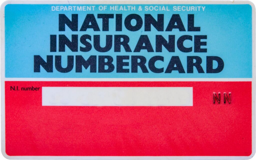 National Insurance card