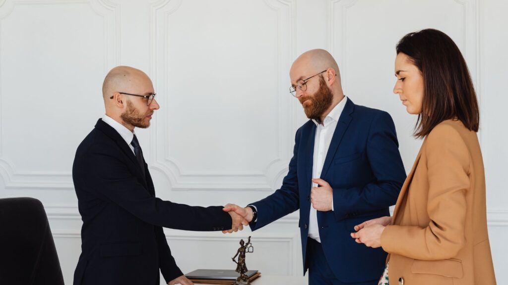 Corporate Responsibility and Sustainability Practitioner Level 4 Apprenticeship leading image of 3 men in smart wear