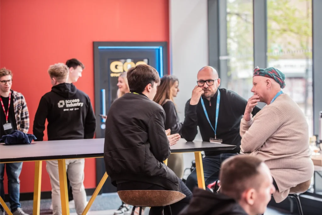 image of Access Industry staff at a networking event